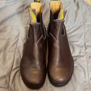 Blundstone Men's Dark Brown Leather Boots Size 9
